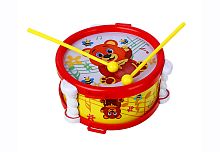 Барабан детский с палочками 14х14х6,5 см
