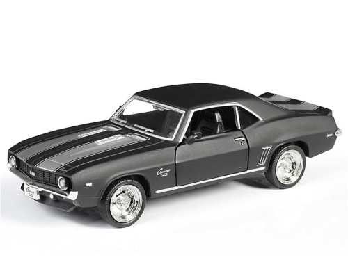 Машина "Chevrolet Camaro SS 1969" 1:36, металлическая, открываются двери фото 3