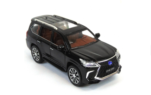 Машина ДЖИП LEXUS LX570 SUV OFF ROAD DIE-CAST 1:24 металлическая 20х7,5х7,5 см 4шт/уп фото 4
