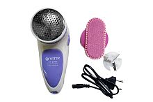 Машинка для удаления катышков VITEK VT-2089. с запасными ножами, щеткой и зарядкой от сети