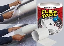 Сверхсильная клейкая лента Flex Tape "Флекс Тайп" БЕЛАЯ, 100мм*1,5м 