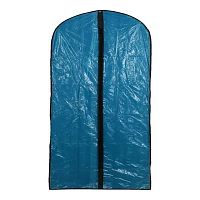 Чехол для хранения одежды 60 х 137 см Clothing Dust Proteetive Set на молнии полиэтиленовый СИНИЙ 