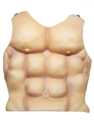 Торс культуриста (жилет), телесный пенопропилен, длина 50 см Торс культуриста (жилет), телесный пенопропилен, длина 50 см