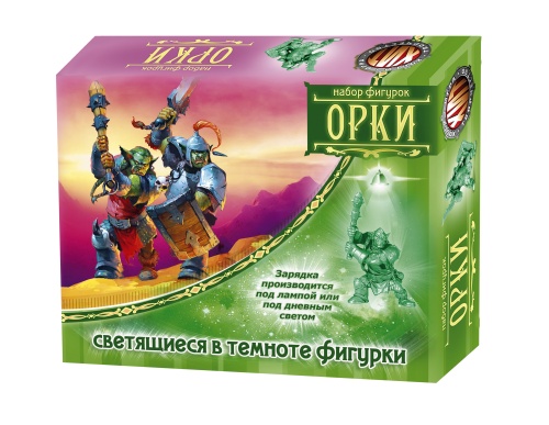 НАБОР Фигурки светящиеся"ОРКИ" 4шт/кор /60