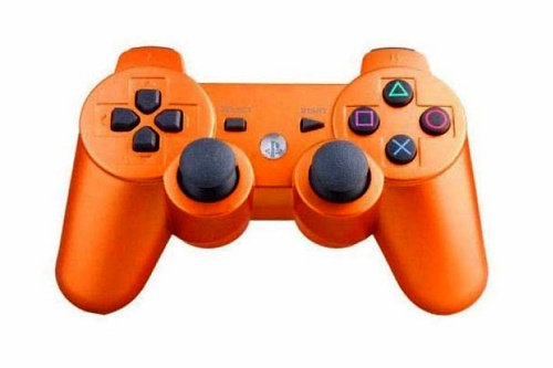 Джойстик PS 3 Controller Wireless Dual Shock Orange (CHINA коробка) оранжевый 