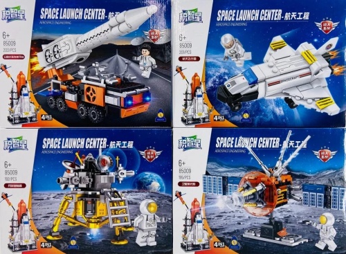Конструктор SPACE LAUNCH CENTR "Космический стартовый центр 4в1" 85009, 192-203 детали