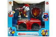 Щенячий патруль Щенки-спасатели + Машина МАРШАЛ, свет, звук 