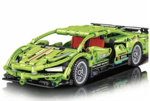 Конструктор JIQILE TECHNIQUE Racing Car "Автомобиль Lamborghini Sian" 48004, 499 деталей фото 2