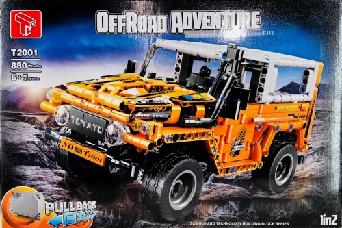 Конструктор TLG Техник «Внедорожник Тойота TOYOTA Land Cruiser OffRoad Adventure», T2001, 880 дет