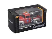 Машина модель Chevrolet C-3100 Pickup with tow 1:43 металлическая, красная