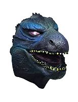 Маска Годзилла, латексная, карнавальная, темно-синяя, размер взрослый