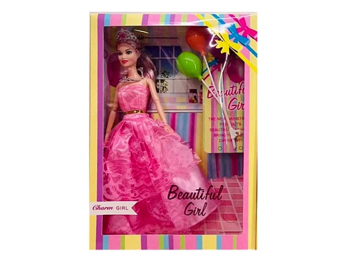 Кукла Beautiful Girls в платье с короной и воздушными шариками, 30 см  фото 4