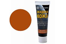Жидкая кожа для ремонта кожи 406 ПЕСОЧНО-КОРИЧНЕВЫЙ (черная туба) Мастер сити, 30 мл