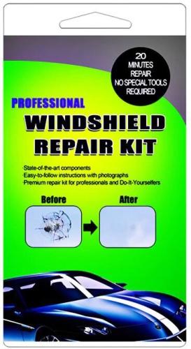 Ремонт сколов на лобовом стекле автомобиля своими руками Professional Windshield REPAIR KIT фото 12