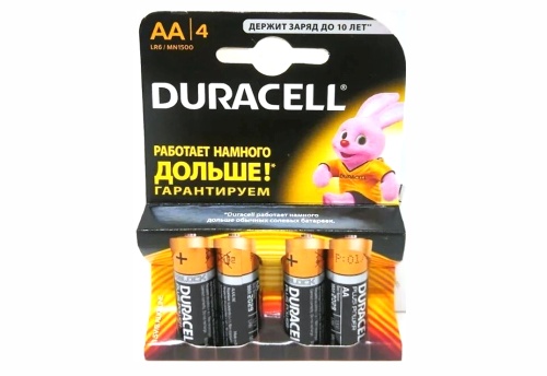 Батарейки DURACELL АА LR6 (2A/4B), 4штуки на блистере фото 2