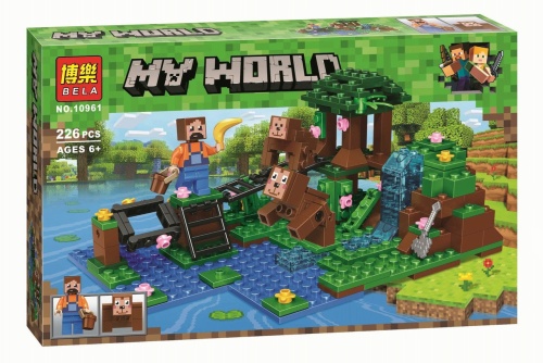 Конструктор BELA My World "Тренировка обезьян" 10961, 226 деталей