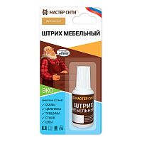 Штрих мебельный "Мастер сити ДР" 502 ДУБ СВЕТЛЫЙ, флакон 20 мл (блистер)