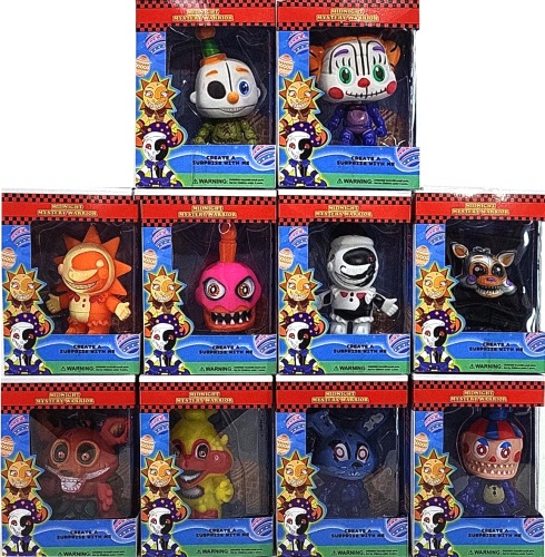 Фигурка "5 ночей с Фредди" MIDNIGHT MYSTERY WARRIOR "Сделай сюрприз со мной", в коробке, 10 см Фигурка "5 ночей с Фредди" MIDNIGHT MYSTERY WARRIOR "Сделай сюрприз со мной", в коробке, 10 см