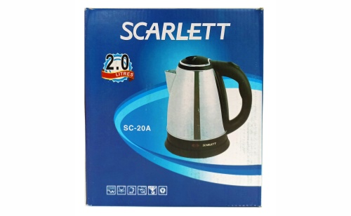 Чайник электрический SCARLETT SC-20, 1500W 2 л фото 6