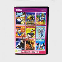 Картридж 16bit 9в1 AA-91003 DESERT STRIKE /DONALD /DUNE 2 /007+... 128MB