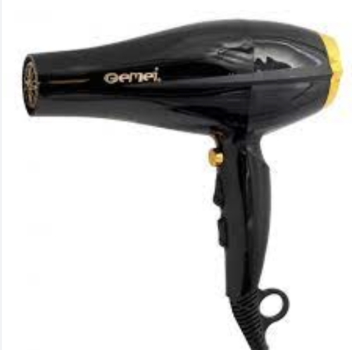 ФЕН Gemei Professional GM-1780, 3000W, AC motor, 2 насадки, 2 скорости фото 2