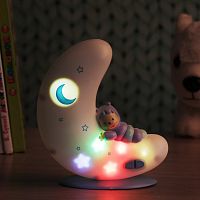 Светильник ночник-проектор "МЕСЯЦ" музыкальный, 2 уровня громкости.