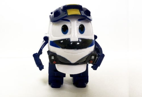 Трансформер Robot Trans KEY Робот-поезд Кей (синий) фото 5