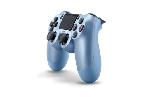 Джойстик PS 4 Controller Wireless Dual Shock (Сhina) (G2) Titanium Blue фото 3