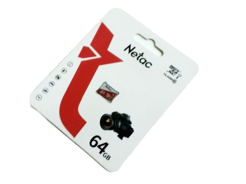Карта памяти Netac MicroSDXC 64Gb P500 Eco Class 10 UHS-I без адаптера фото 2