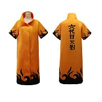АНИМЕ Плащ Naruto Минато Намиказе 6-й Хокаге, оранжевый, размер XL