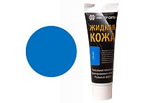 Жидкая кожа для ремонта кожи 503 СИНИЙ (черная туба) Мастер сити, 30 мл
