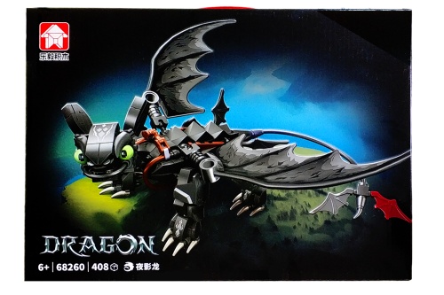 Конструктор DRAGON "Как приручить Дракона: Беззубик" 68260, 408 деталей