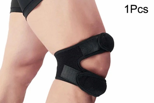 Бандаж для коленей - эластичная повязка DUAL KNEE STRAP, размер L (Large), объем 45-49 см Бандаж для коленей - эластичная повязка DUAL KNEE STRAP, размер L (Large), объем 45-49 см