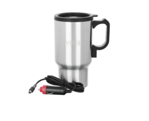 Термокружка автомобильная PLUG IN MUG 450 мл с подогревом от прикуривателя