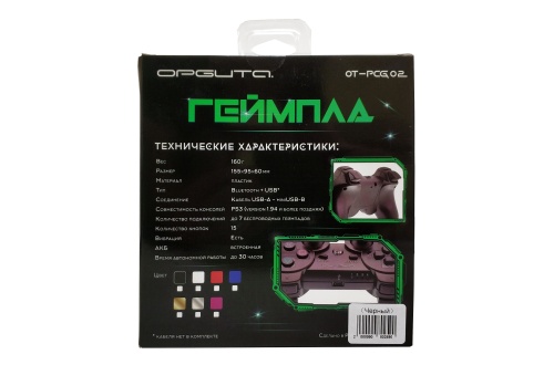 Джойстик Орбита OT-PCG02 Bluetooth Black, черный  фото 3