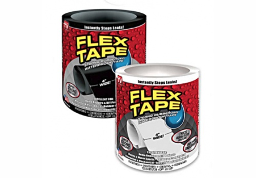 Сверхсильная клейкая лента Flex Tape "Флекс Тайп" БЕЛАЯ, 100мм*1,5м  фото 4