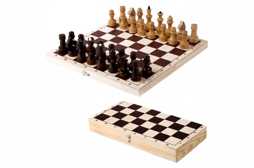 Настольная игра ШАХМАТЫ лакированные 29*14,5*3,8 см (ОЛ) фото 2