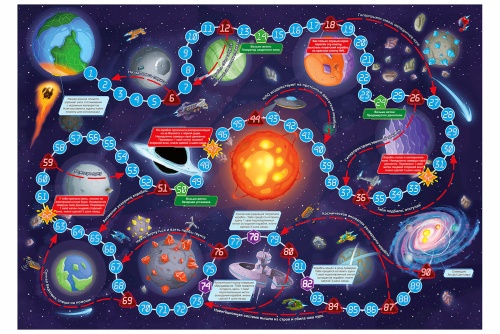 Настольная игра "Космическая одиссея" (приключение - ходилка) /40 фото 3