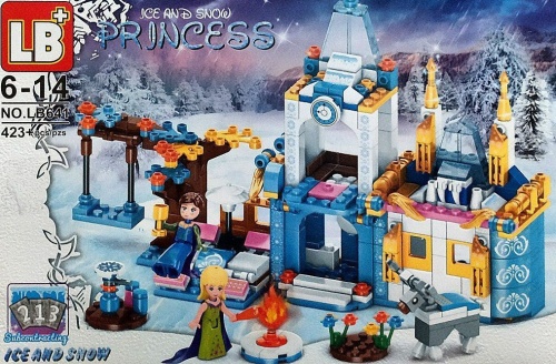 Конструктор LB Princess Ice and Snow Холодное Сердце "Ледяной замок Эльзы" LB641, 423 детали фото 2