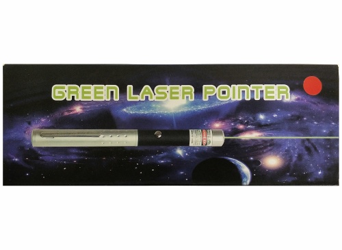 Лазерная указка Green Laser Pointer 03-3 без насадок, красный луч