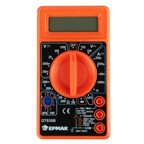 Мультиметр цифровой ЕРМАК DT-830B Мультиметр цифровой ЕРМАК DT-830B
