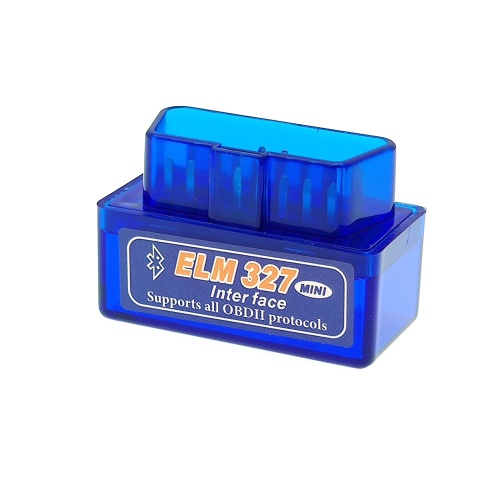Автосканер ELM327 Interface Bluetooth 1.5 TDS TS-CAA37 модуль OBD (OBD2, V1.5)  чип BK3231, СИНИЙ