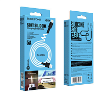 Кабель для iPhone BOROFONE X31 SILICONE LIGHTNING CHARGING CABLE Apple 2.0A 1м 