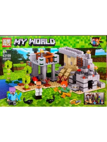 Конструктор PRCK My World "Битва на реке" 63109, 445 деталей фото 3