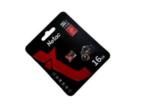 Карта памяти Netac MicroSDHC 16Gb P500 Extreme Pro Class 10 UHS-I U1 V10 (100 Mb/s) без адаптера фото 2