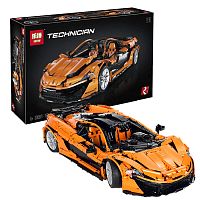 Конструктор Mould King «McLaren P1 hypercar 1:8» оранжевый МакЛарен 13090, 3228 деталей на р/у