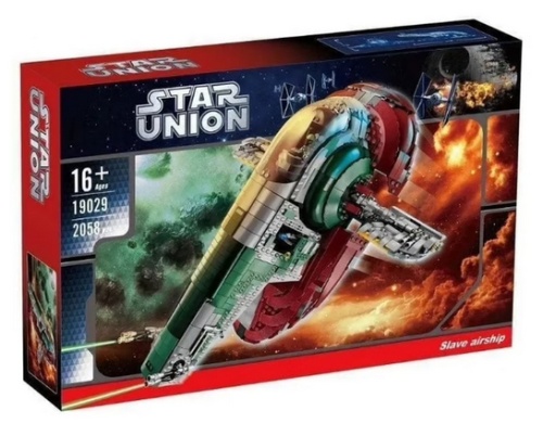 Конструктор Star Union "Slave I — Раб-1 Звездолет Боба Фетта" 19029, 2058 деталей