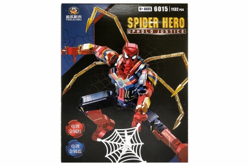 Конструктор Tuolejimu SPIDER HERO "Человек Паук: Поддерживая справедливость" L6015, 1132 детали