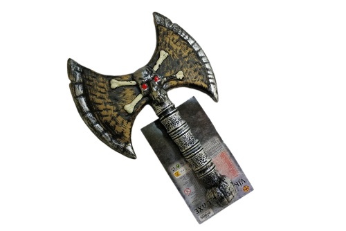 Топор Викинга ВА955, серебристый, коричневый, пластик, размер 24*34 см Топор Викинга ВА955, серебристый, коричневый, пластик, размер 24*34 см