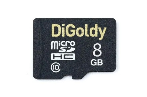 Карта памяти DiGoldy MicroSDHC 8Gb Class 10 без адаптера фото 2